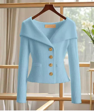 High-end Design Petite Spring Blossom  Office Cardigan