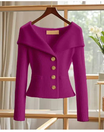 High-end Design Petite Spring Blossom  Office Cardigan