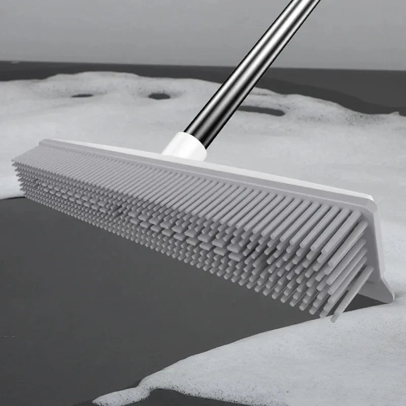 FurGone rubber broom brushing water like a mop