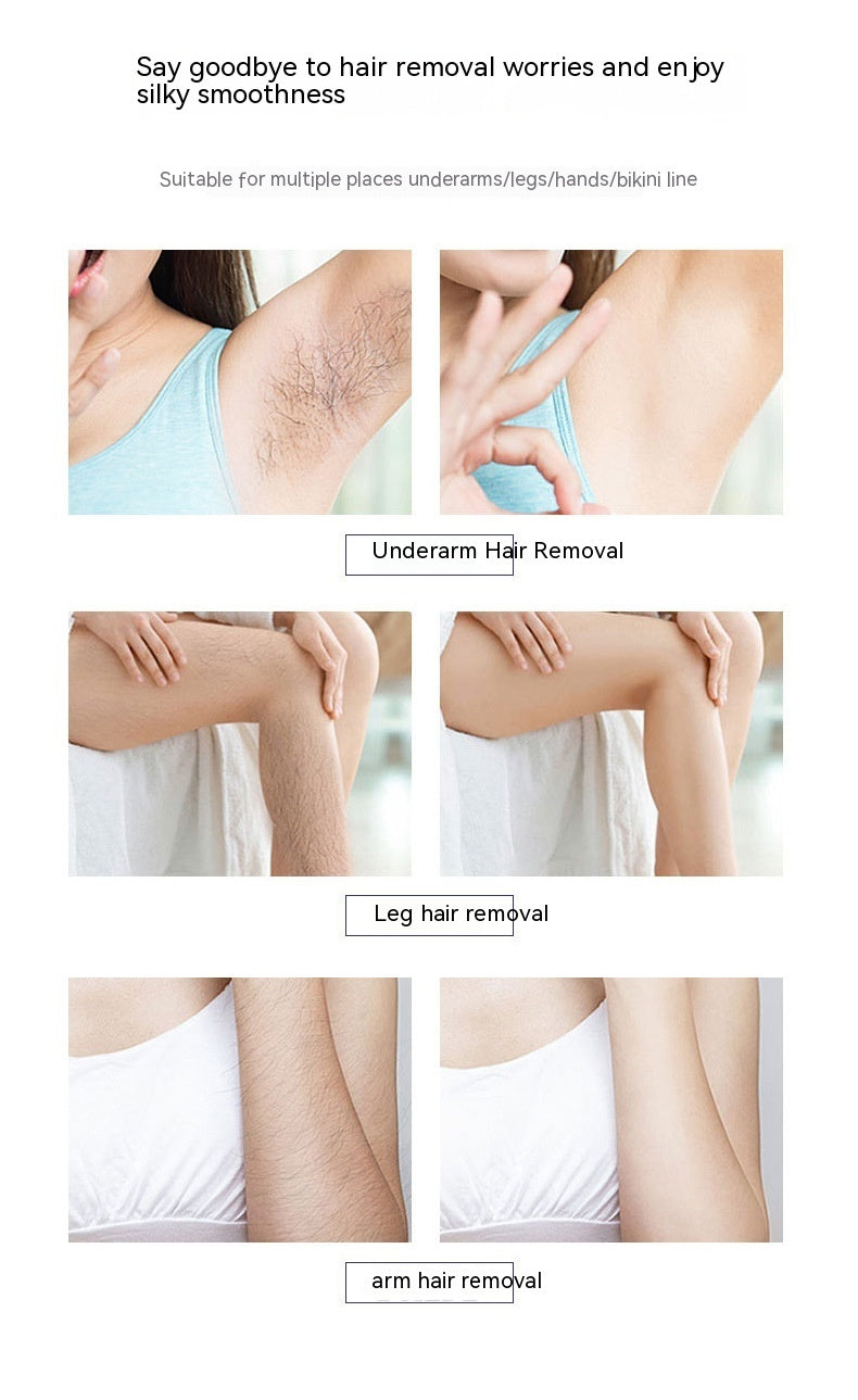 hair removal before and after chart