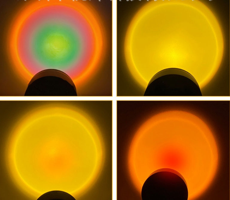 Remote control Smart Lamp Sunset Color variation chart