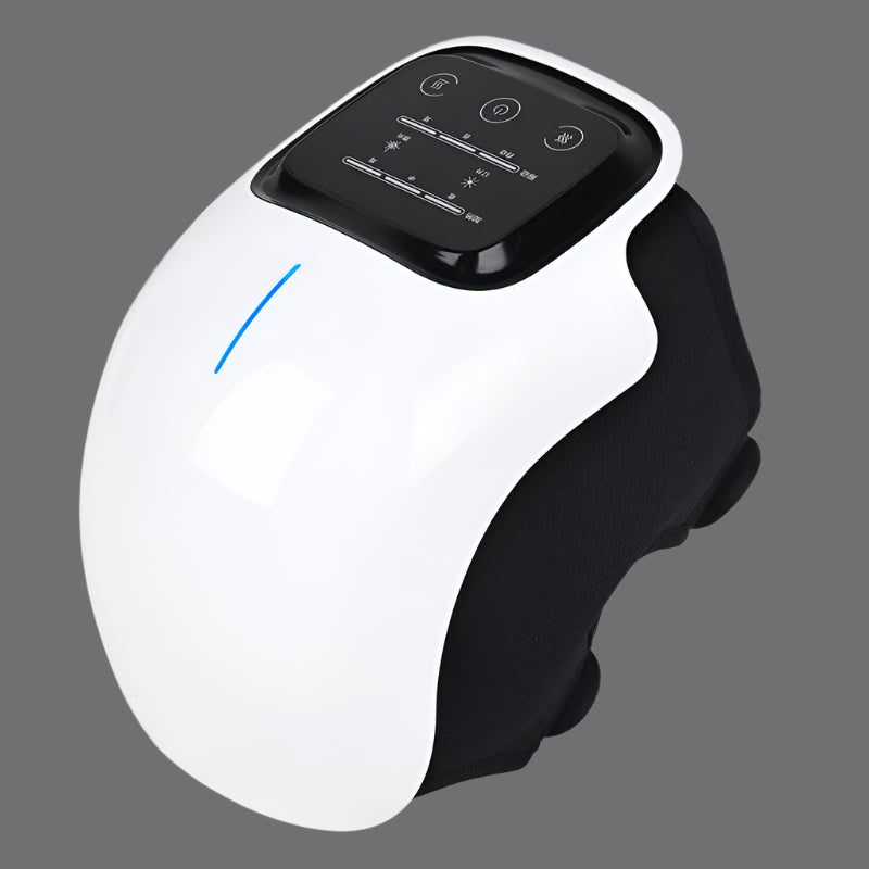Vibration Knee Massager fully formed with a gray background
