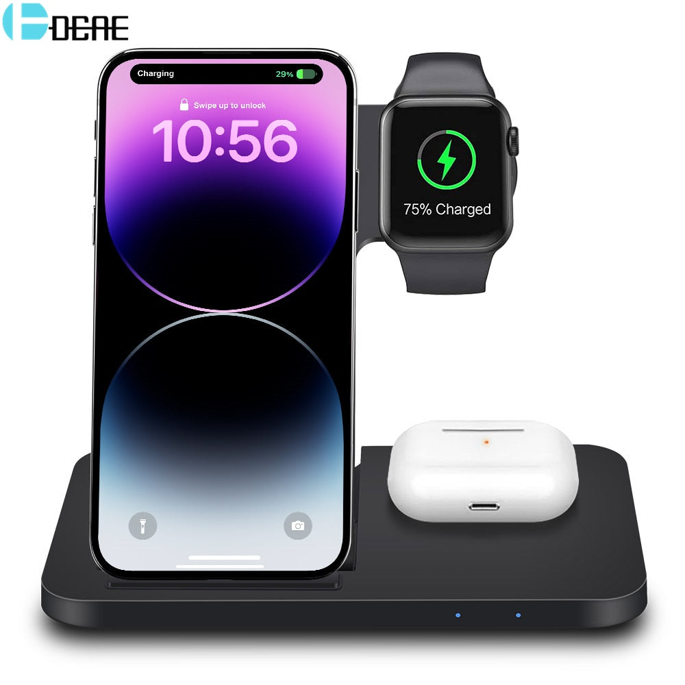 3in1 Wireless Charger Dock Station